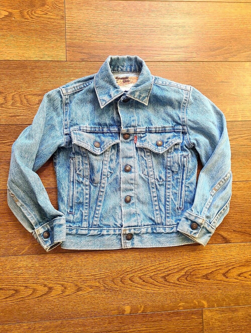Levi’s Kids Denim Trucker Jacket Light Wash Size 8